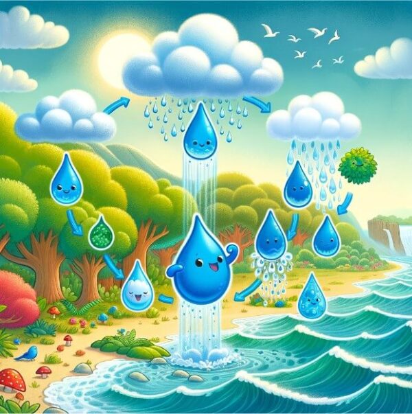 Wally the Water Drop's Big Journey